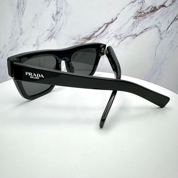 Prada | Accessories | New Prada Sunglasses Black Square  NEW PRADA Sunglasses Black Square Rectangle 54mm w/ Box & Case PRADA